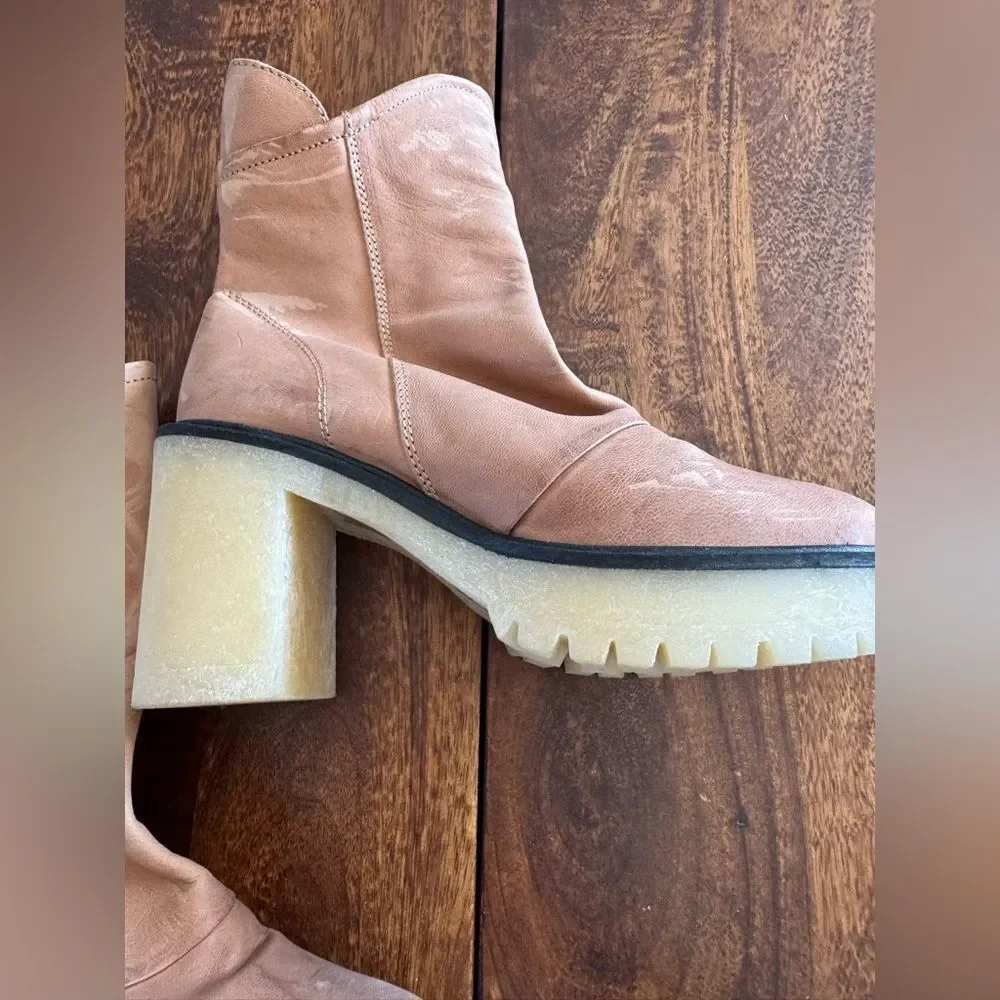 Free People Jack Zip Ankle Boots Size US 7.5
